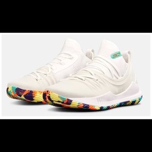 Men’s Curry 5’s Confetti Basketball Shoes